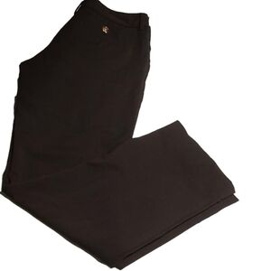 Roberto CAVALLI WOMEN'S CAREER BLACK PANTS SIZE 42 ITALIAN